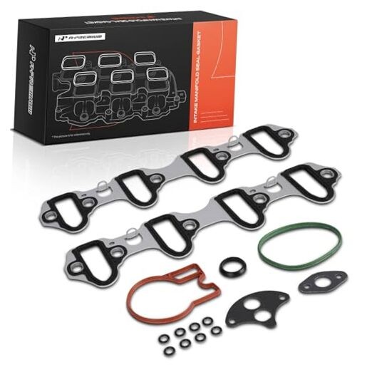 Lower Engine Intake Manifold Gasket Set Compatible with Chevy, GMC, Hummer,
