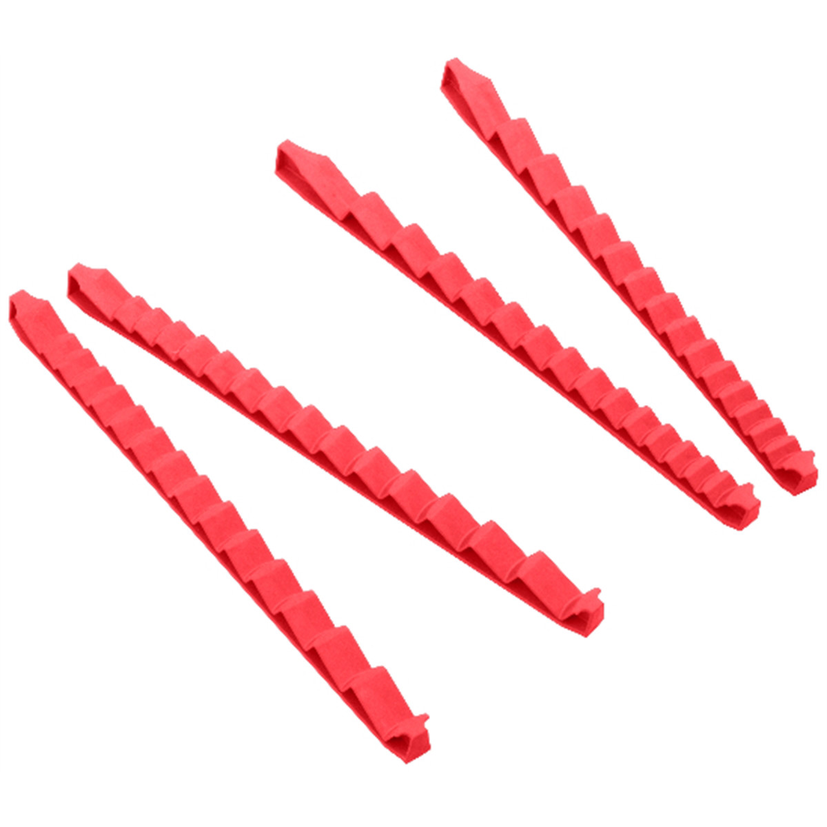 Ernst Mfg. 30 Tool 'No-Slip' Low Profile Wrench Rails, Red