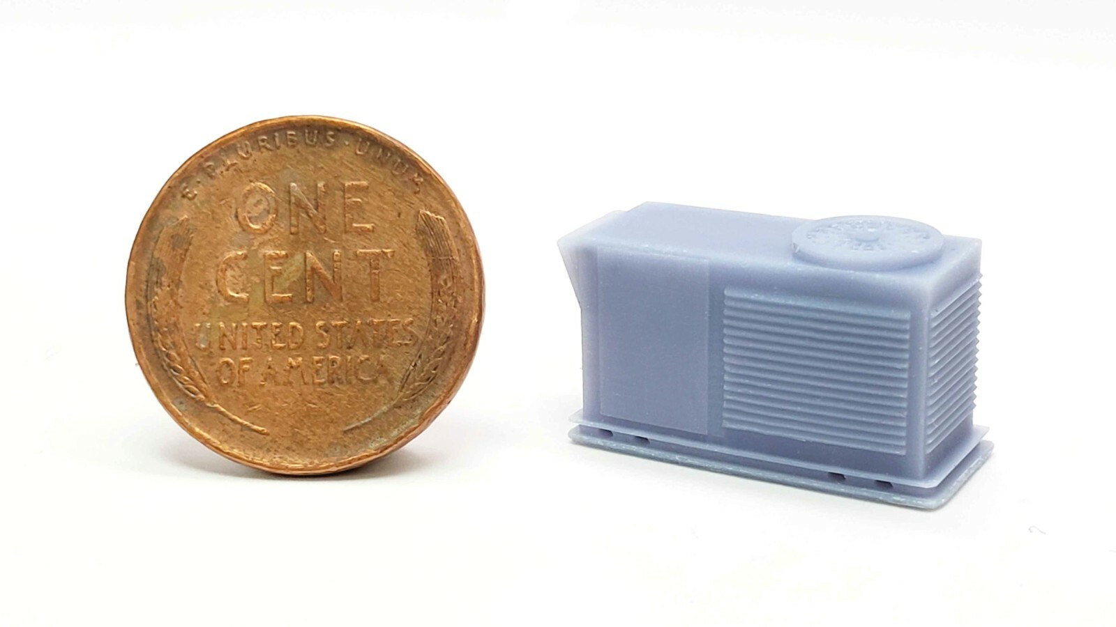 USA Made HO Scale Rooftop HVAC Box/Unit - 5 Pack Gray 870914