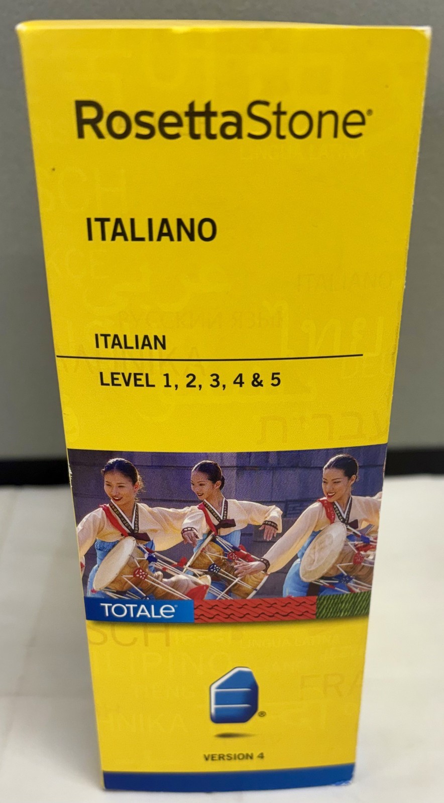Rosetta Stone Italian Language Software Version 4 – Levels 1–5 – PC/Mac New