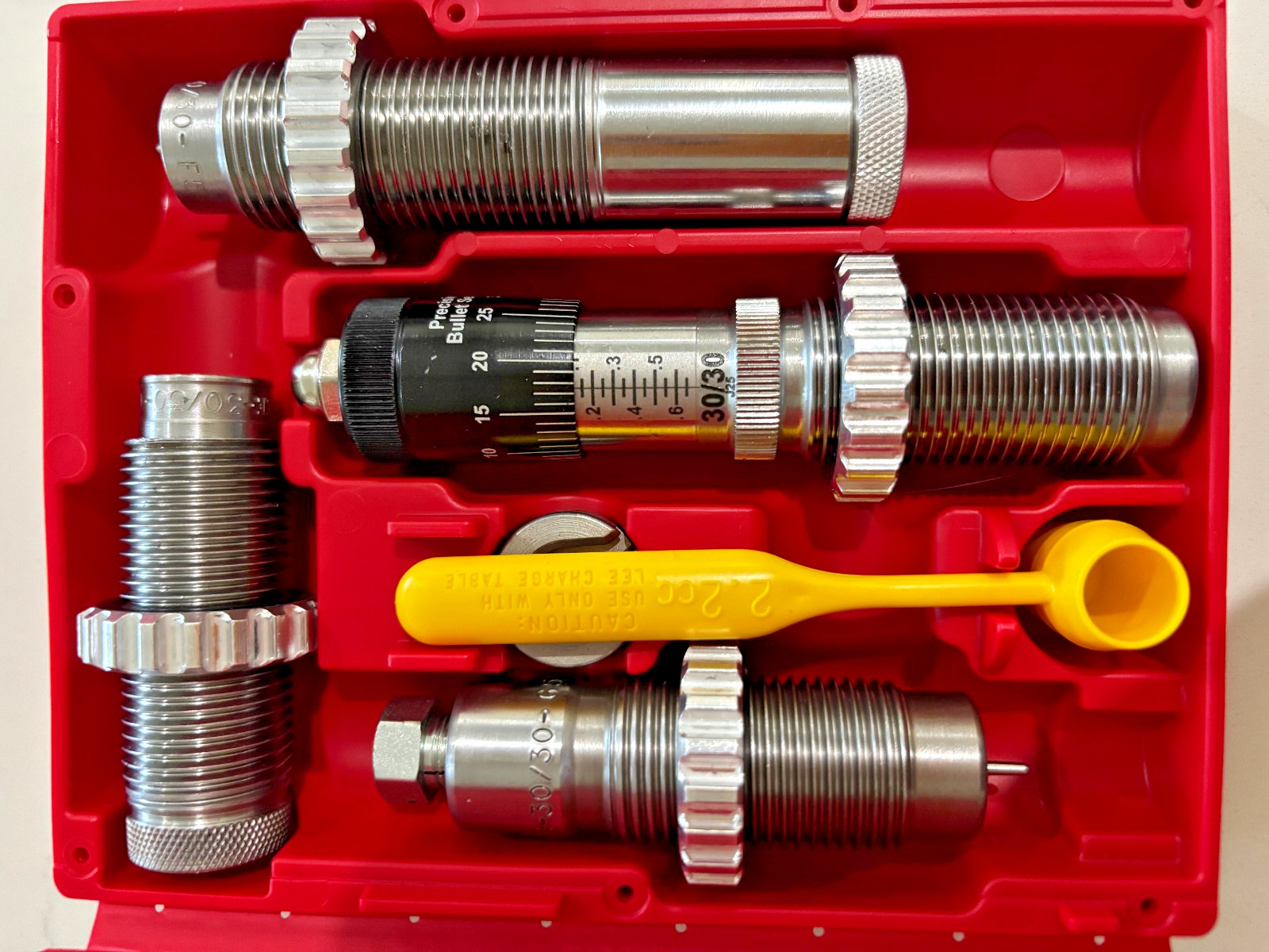 LEE 90693 30/30 WIN ULTIMATE  4-DIE MICROMETER SET  (PLEASE READ DESCRIPTION)