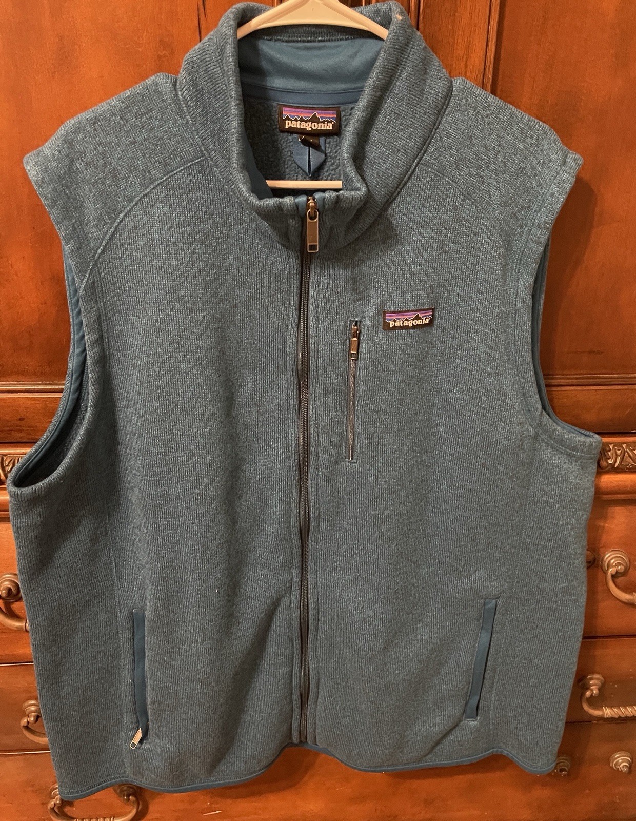 Patagonia Men’s Better Sweater Fleece Vest Teal Blue Size XXX Large