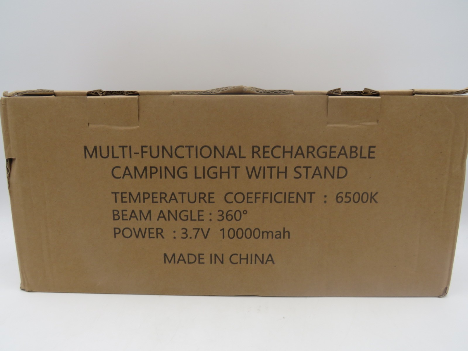 Rechargeable 12000mAh Camping Light with Adjustable Stand 3 LED Lamp Heads NEW