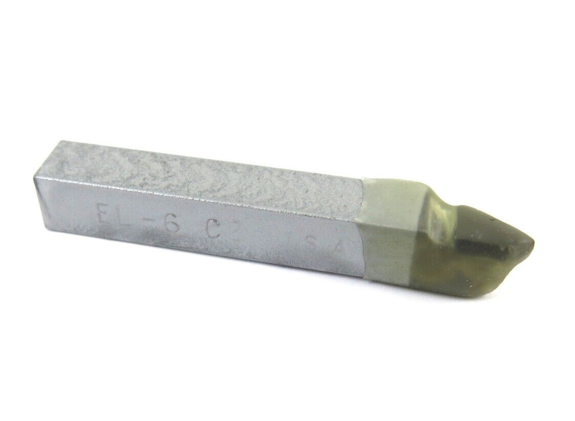 1pc ACT EL-6 C2 Grade Carbide Brazed Lathe Tool Bits LH 60° Angle 3/8" Shank