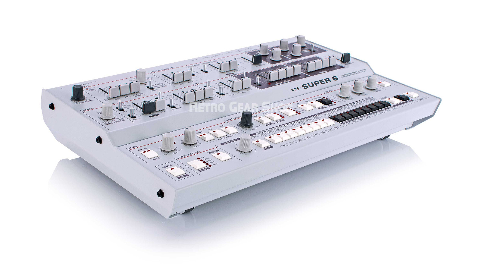 UDO Audio Super 6 Binaural Analog Hybrid Polysynth Desktop Synth