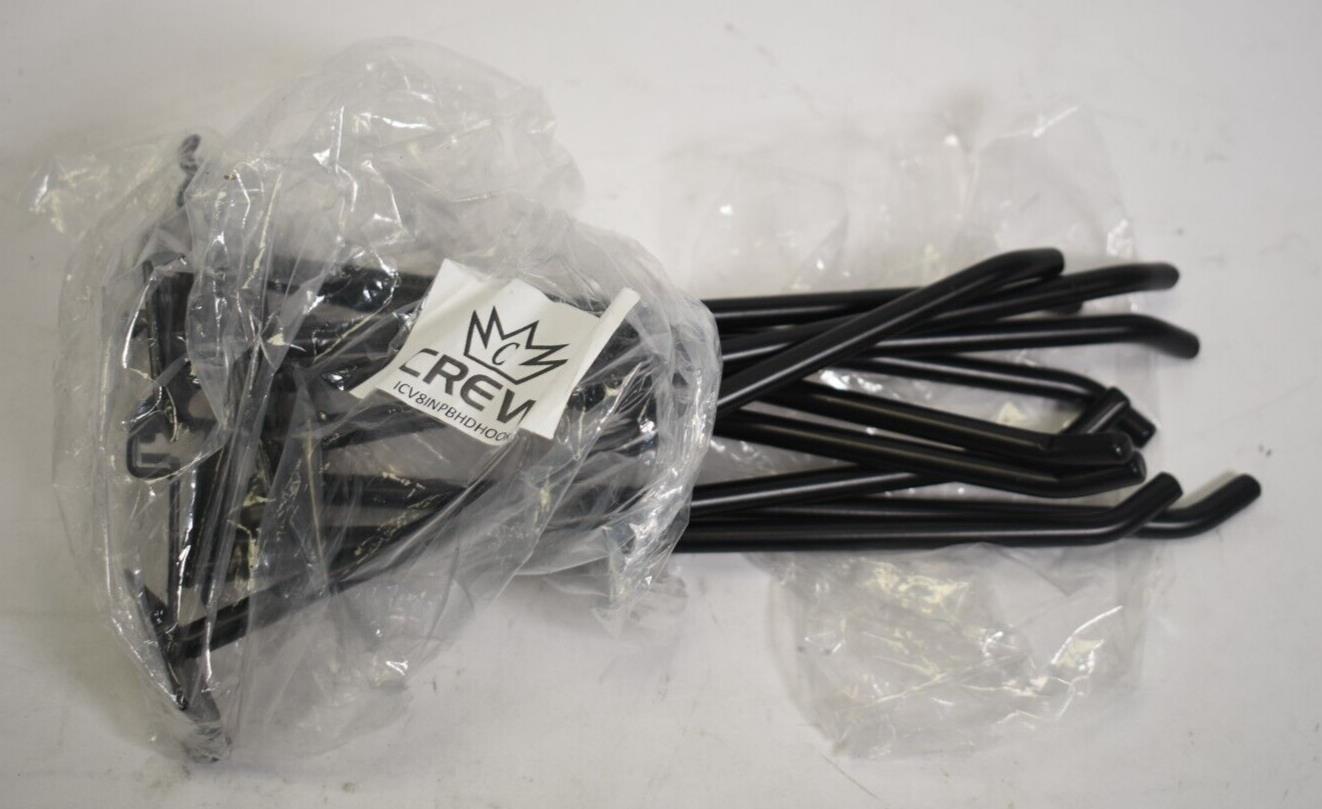 Crew ICV8INPBHDHOOK 8" Steel Pegboard Hooks 10 Pack