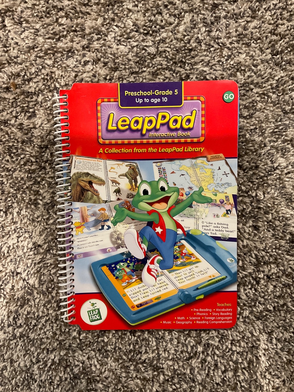 LeapPad interactive book preschool - grade 5