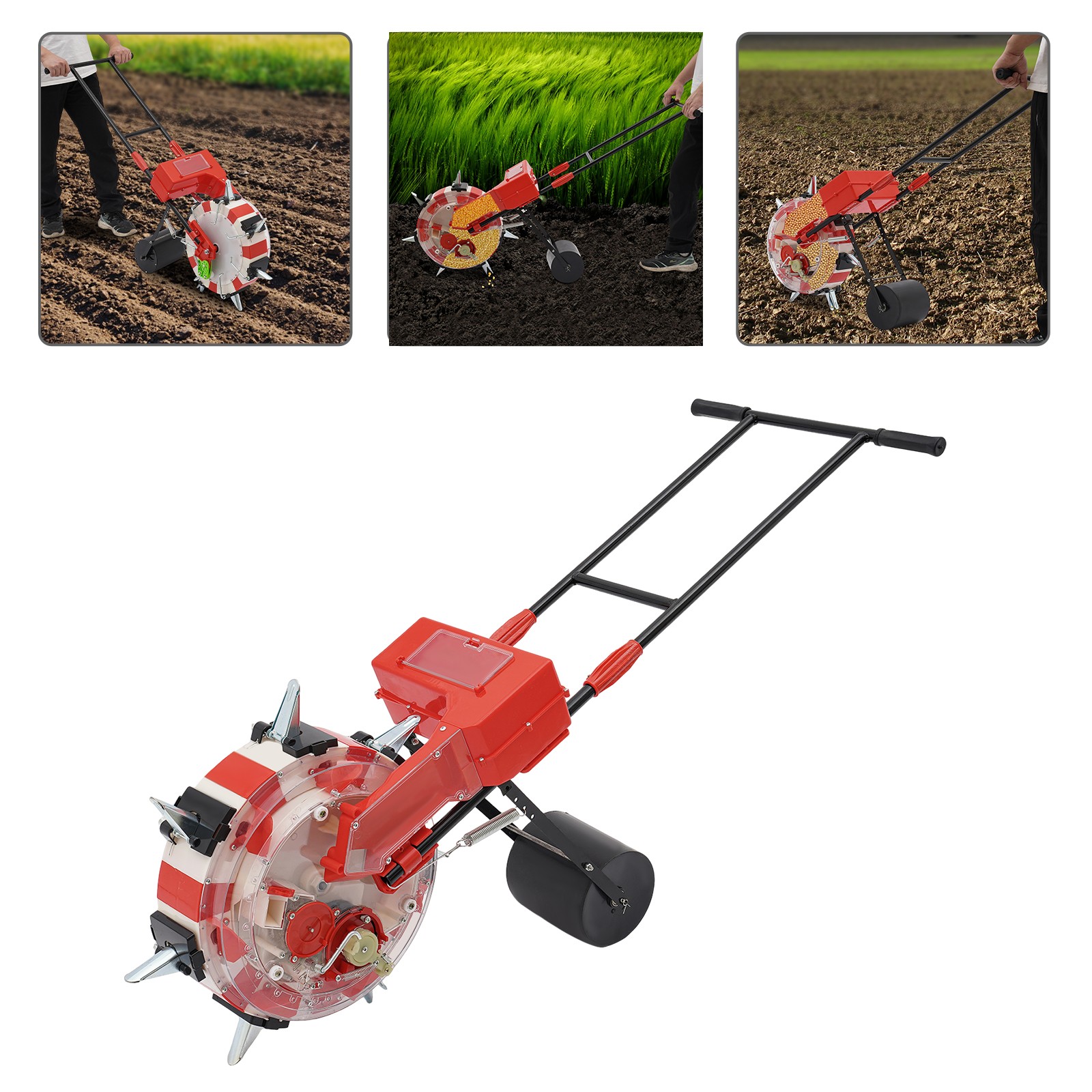 Garden Seeder, Manual Seeder, Seeder Planter, Hand-push Seeder
