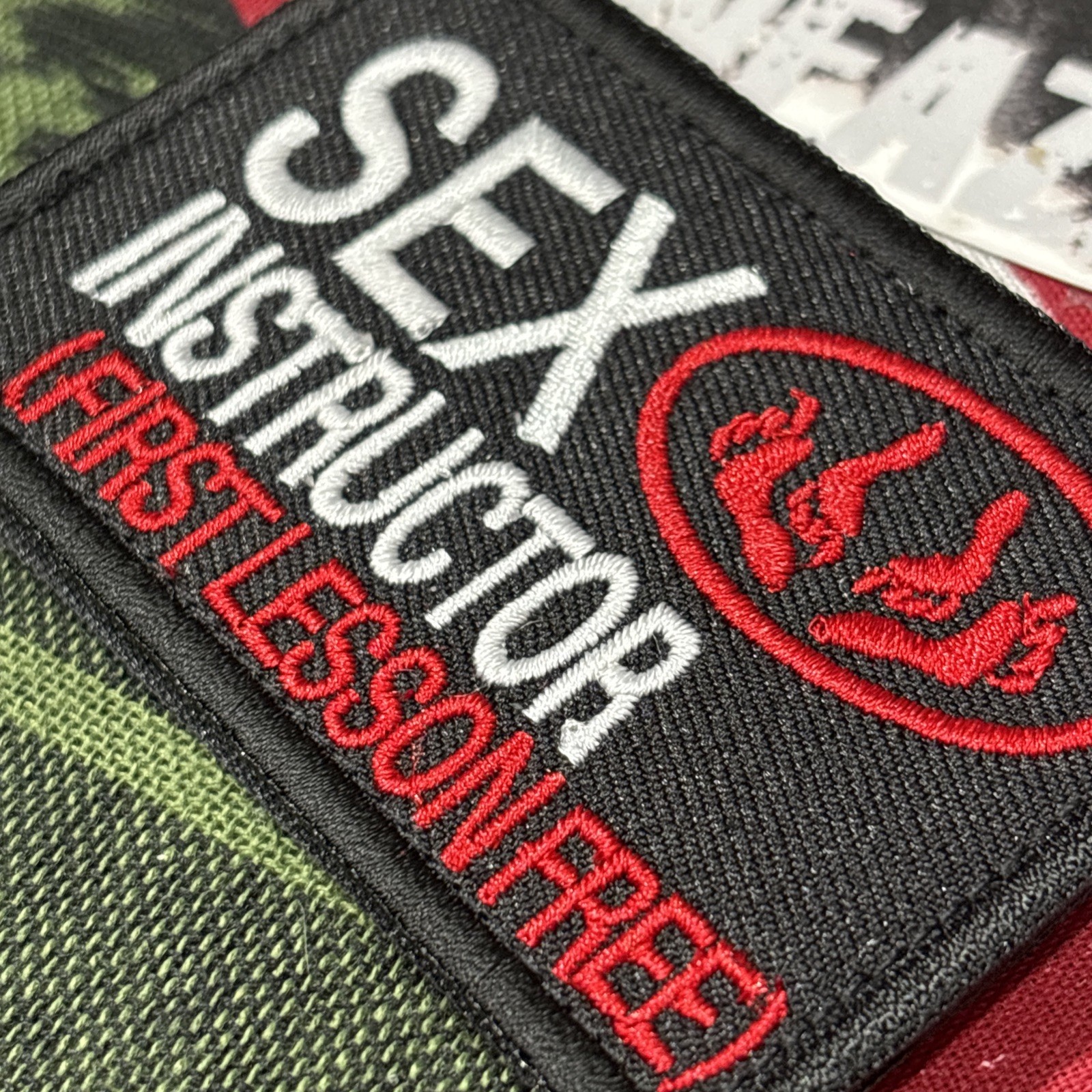 First Lesson FREE… Morale Patch ~2x3 Hook & loop Gear Patch