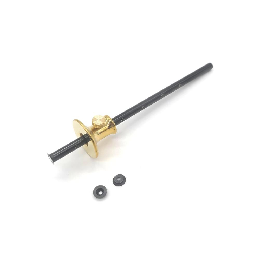 Taytools Solid Brass Easy Read Wheel Marking Cutting Gauge with 2 Extra Cutters