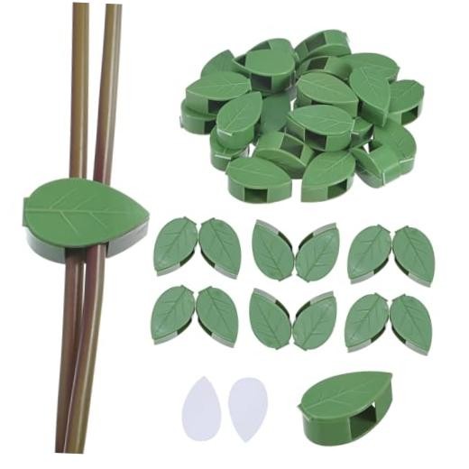 72-Pack Plant Wall Clips, Plant Climbing Wall Fixture Clips, Self-Adhesive