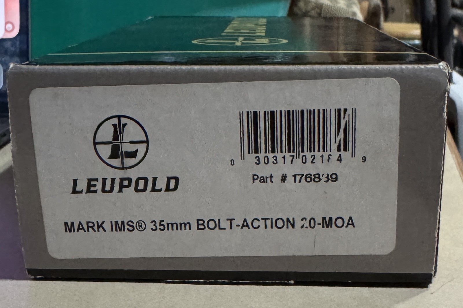 LEUPOLD Mark IMS 35mm Bolt-Action Scope Ring Mount 20 MOA 1913 Picatinny 176889