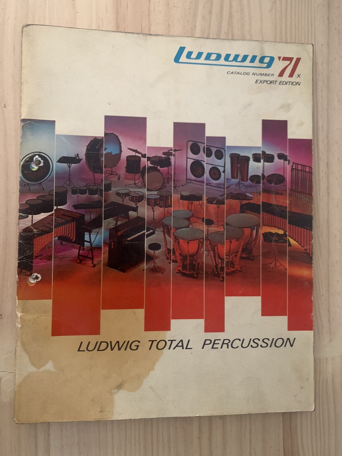 Vintage 1971 Ludwig Drums Catalog