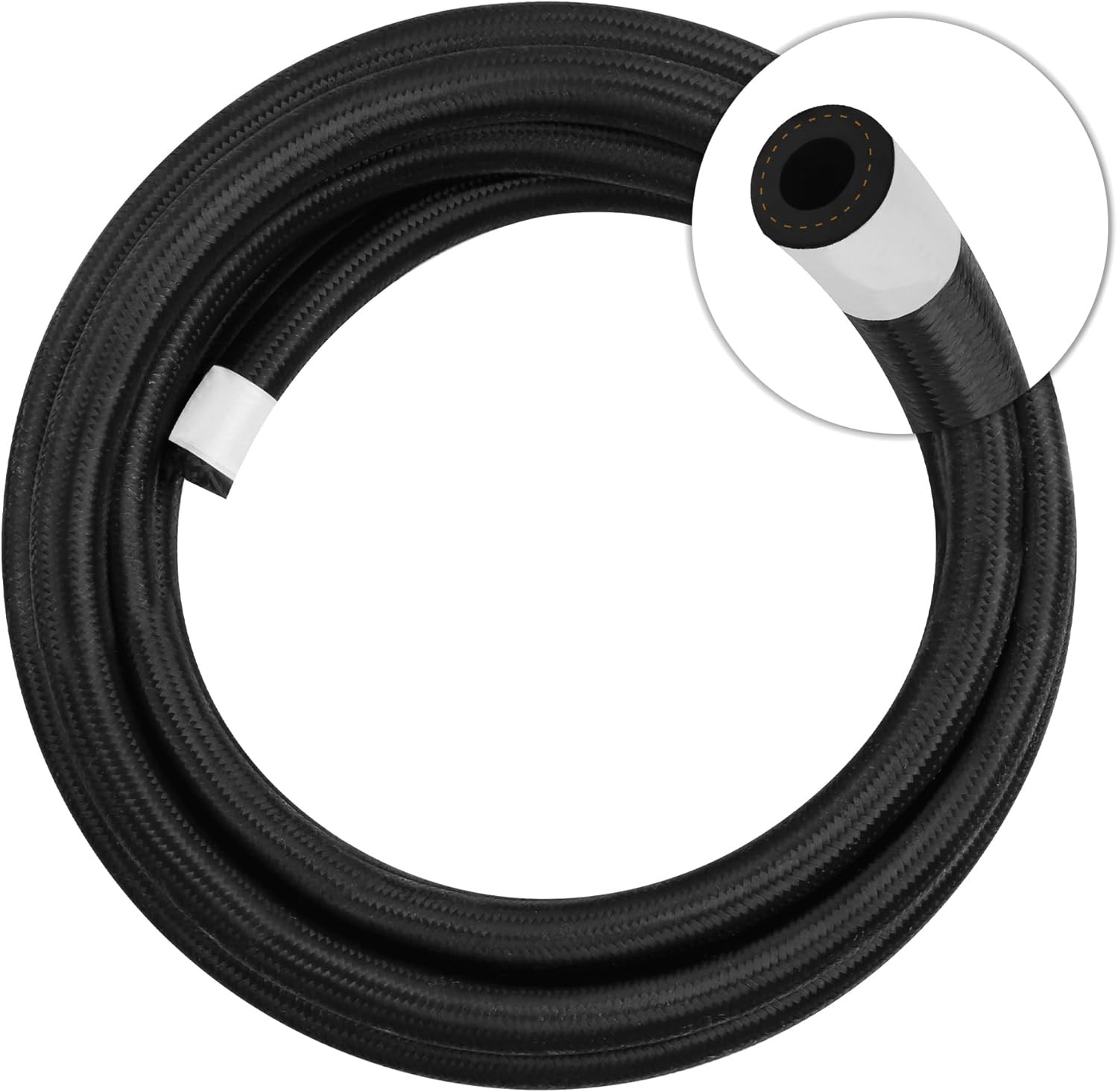 9.84Ft 3/8 Fuel Lines with 3-Layer Combination Braided Fuel Line Hose,CPE 3/8 Fu