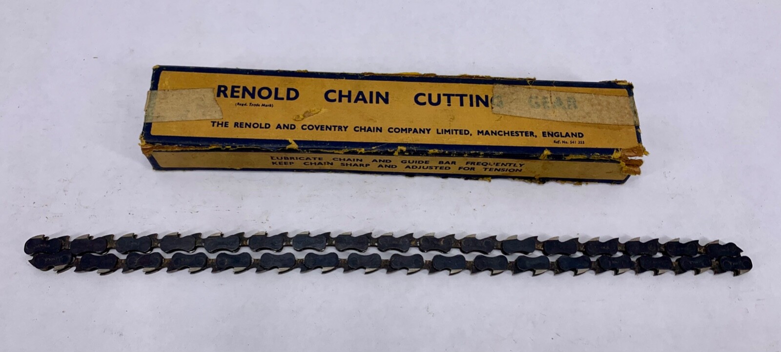 Renold Replacement Mortiser Chain 1/4" x 34 Links (101985) NOS