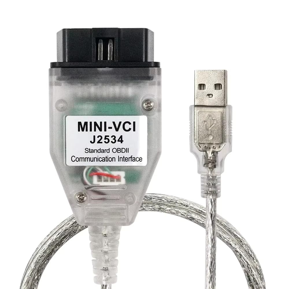 PARANNIC Mini VCI J2534 Cable V18.00.008 Latest Version, OBD2 Cable...