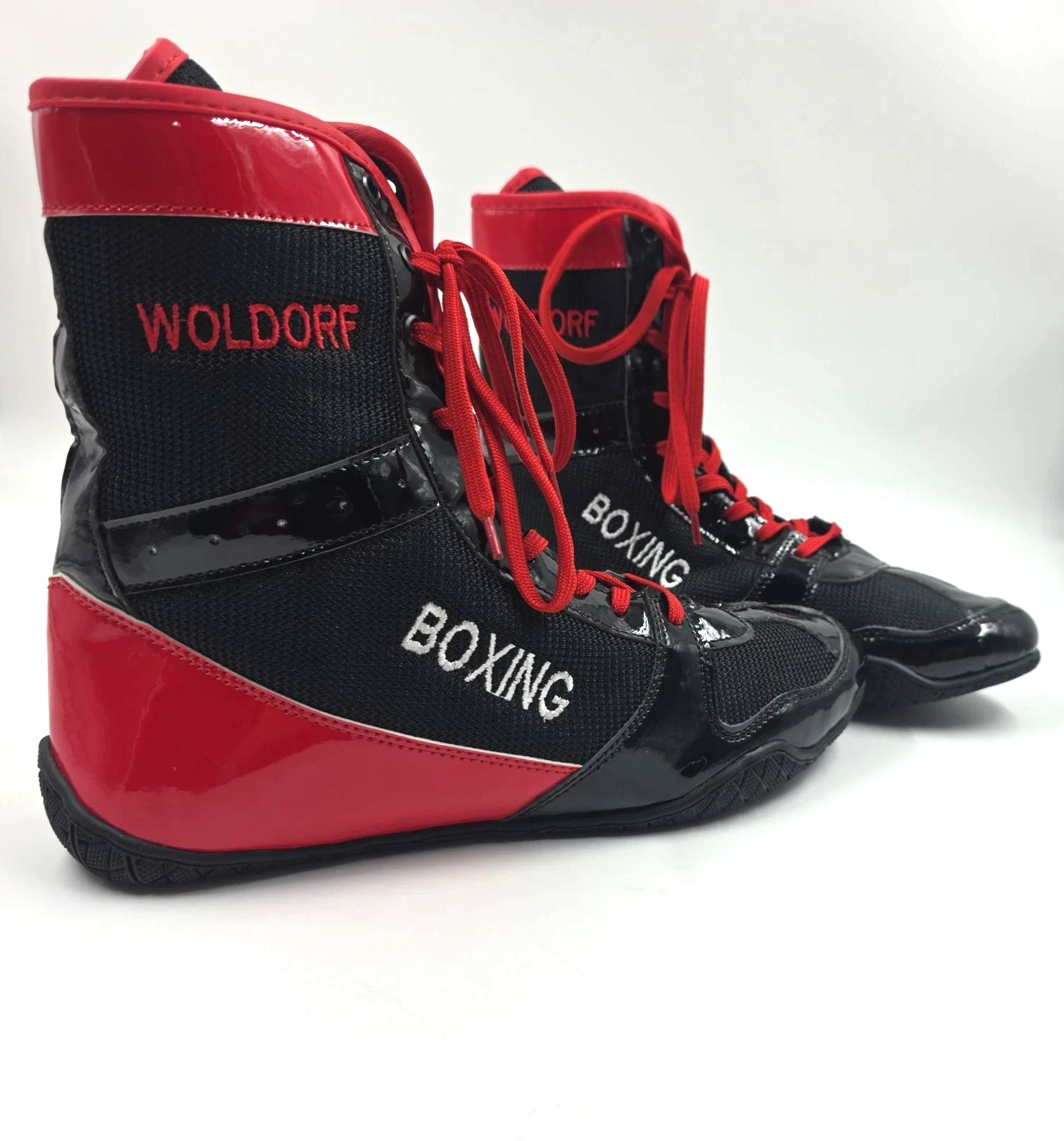 Athletic Lightweight Boxing Shoes High Ankle Support Fight Training Ring Boots
