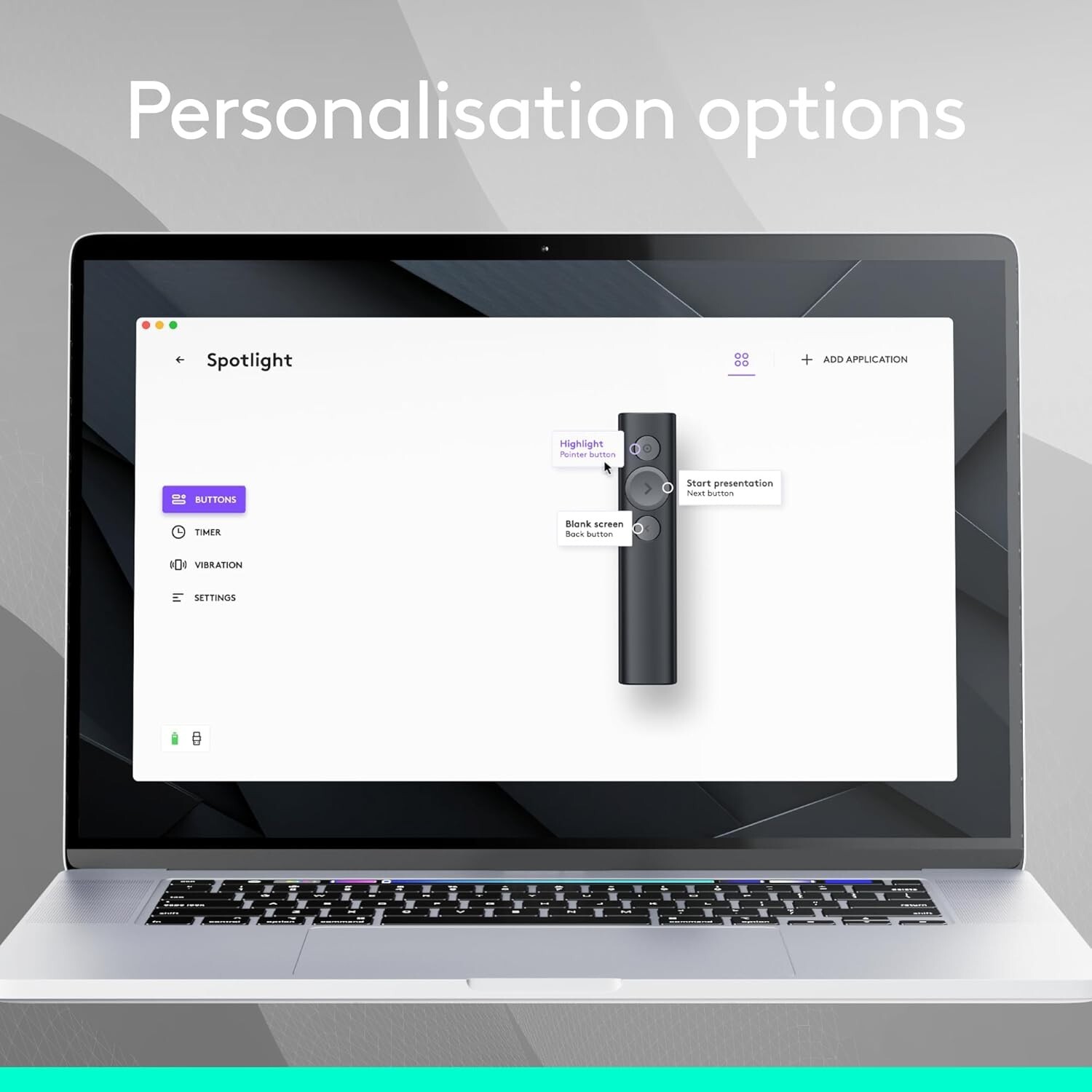 Spotlight Presentation Remote - Advanced Digital Highlighting with Bluetooth,...