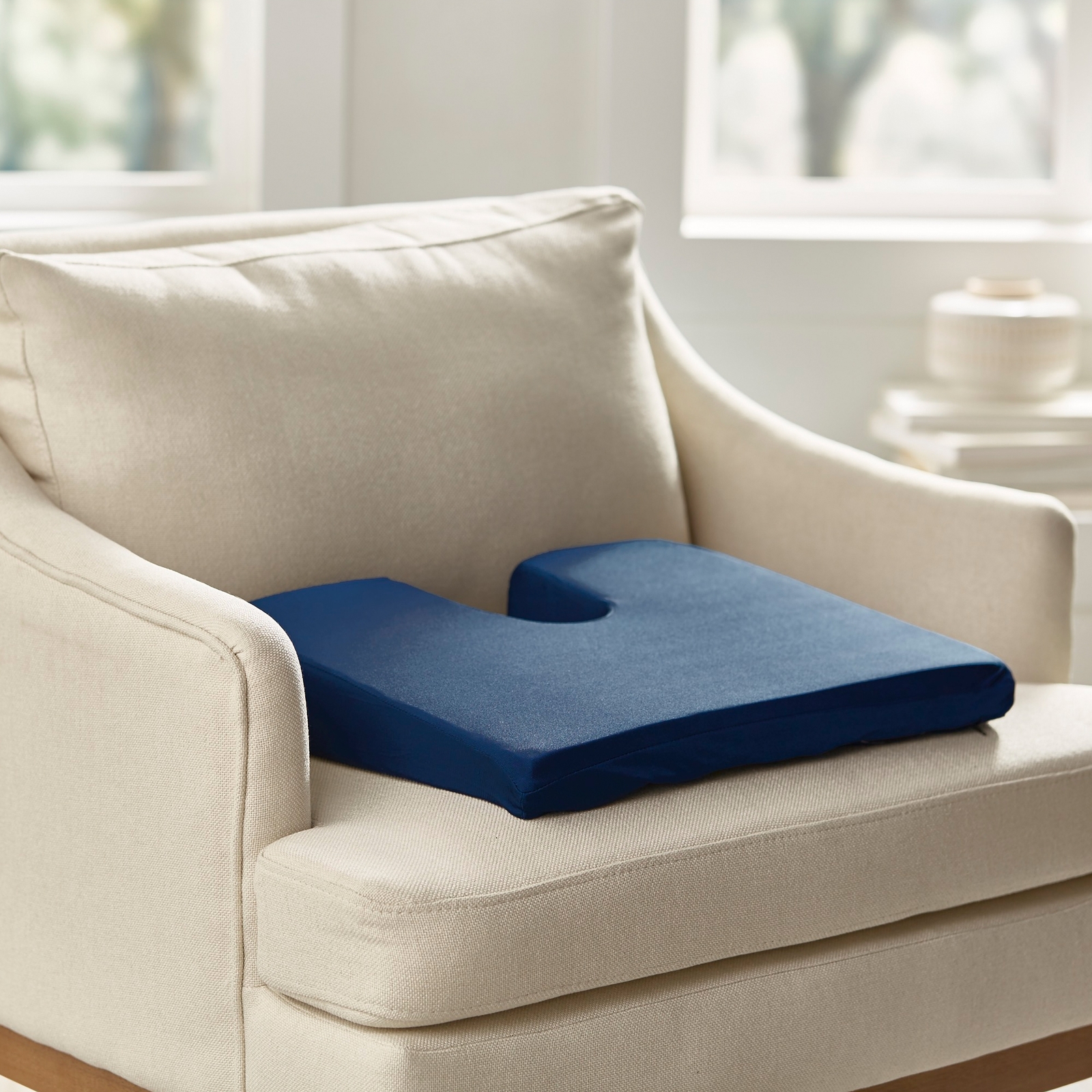 McKesson Foam Coccyx Relief Seat Cushion For General Seating Use