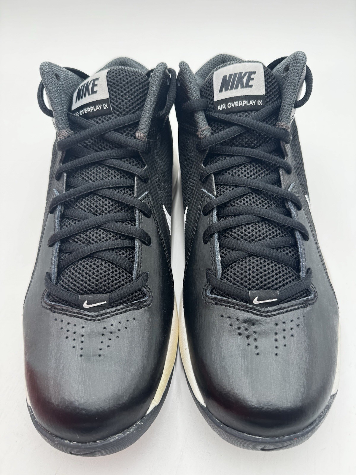 Nike Men’s Air Overplay 9 Basketball Size 7 Black/White |831572-001|