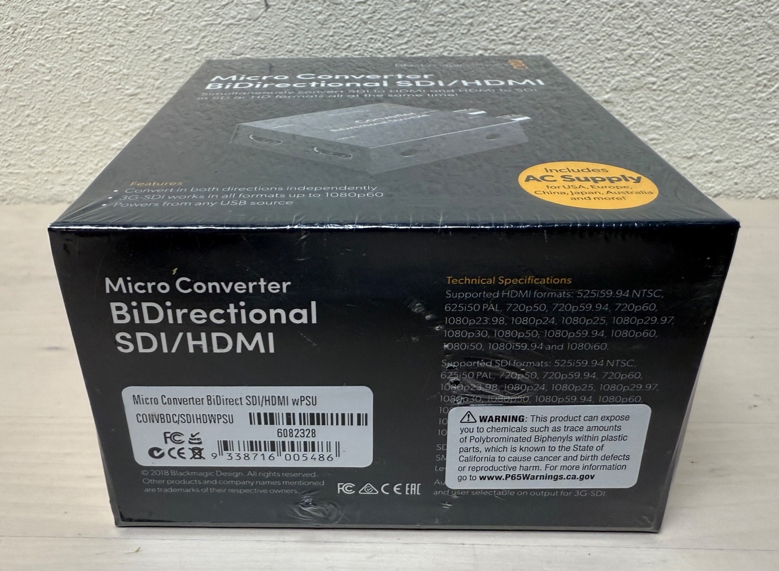 (NEW) Blackmagic Design Micro Converter BiDirectional SDI/HDMI CONVBDC/SDIHDWPSU