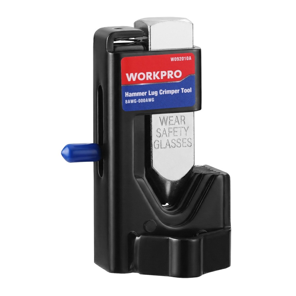 WORKPRO Battery Audio Weld Cables Hammer Crimper Wire Terminal Lug Crimping Tool