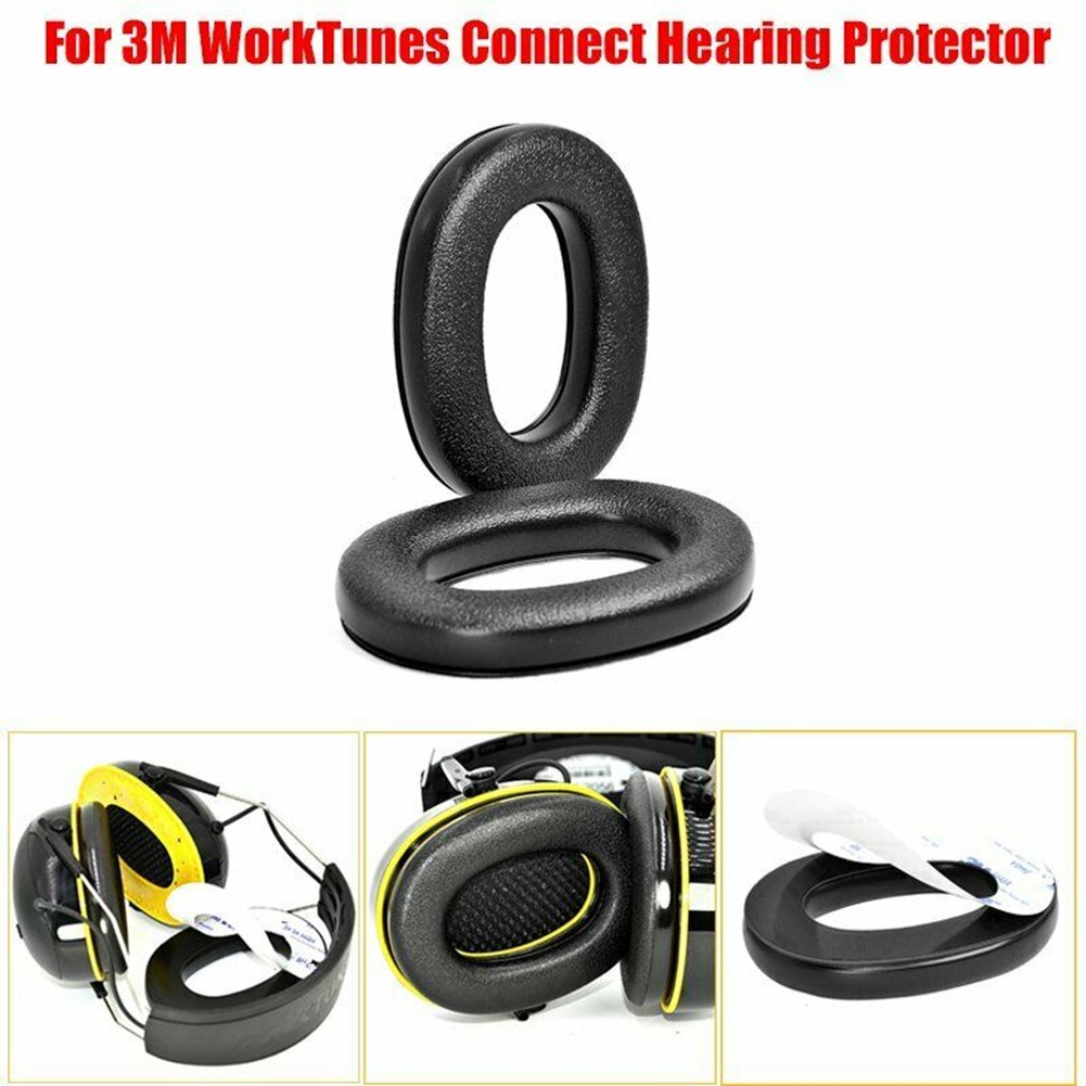 1Pair Earpads Sponge Earmuff Cover For 3M WorkTunes Connect Hearing Protector