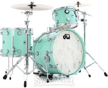 DW Collector's Series Lacquer 3-piece Shell Pack - Seafoam