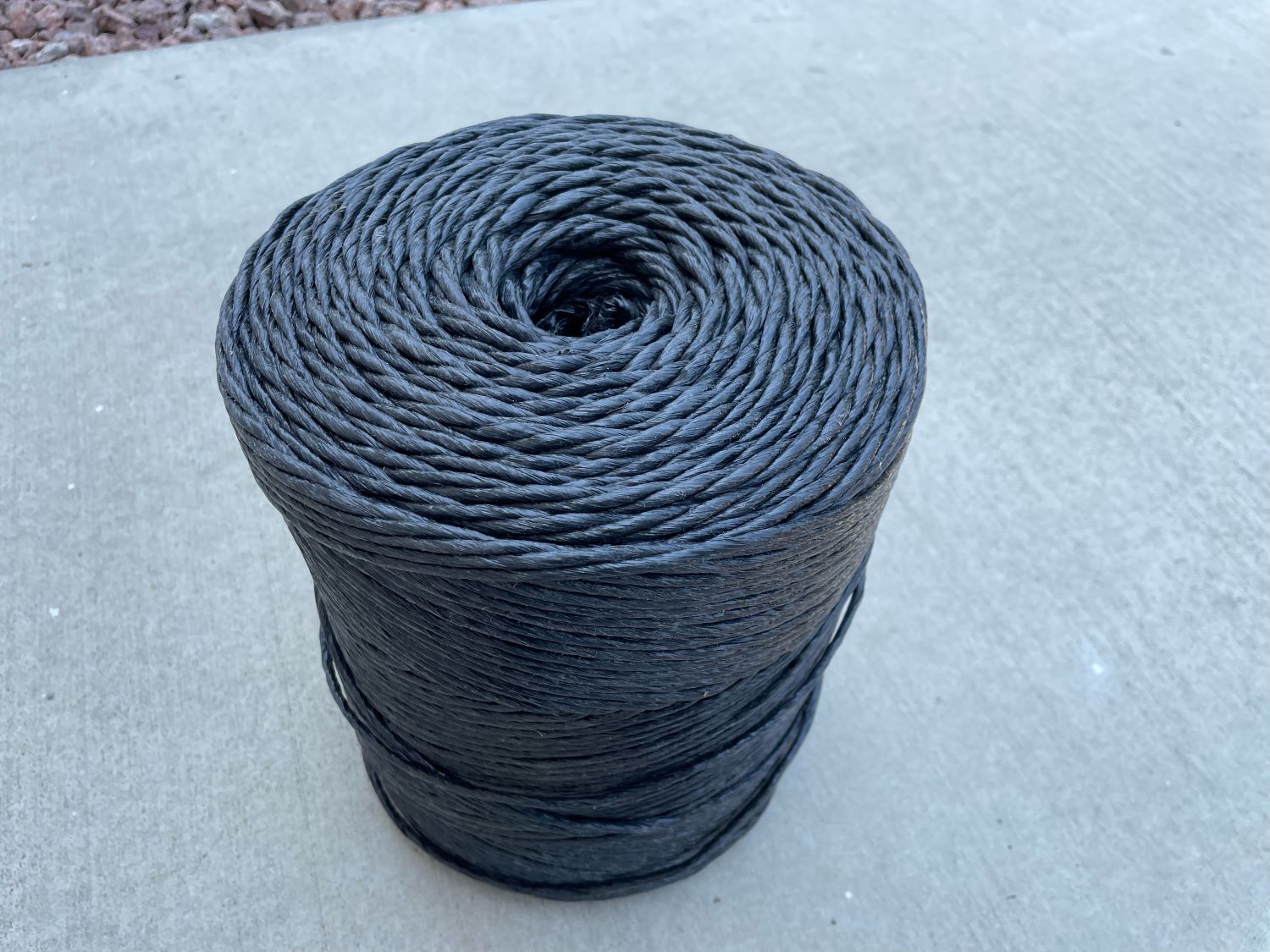 Heavy Duty Black Polypropylene Twine - 2000 ft Roll (UV Protected) - 5-Ply