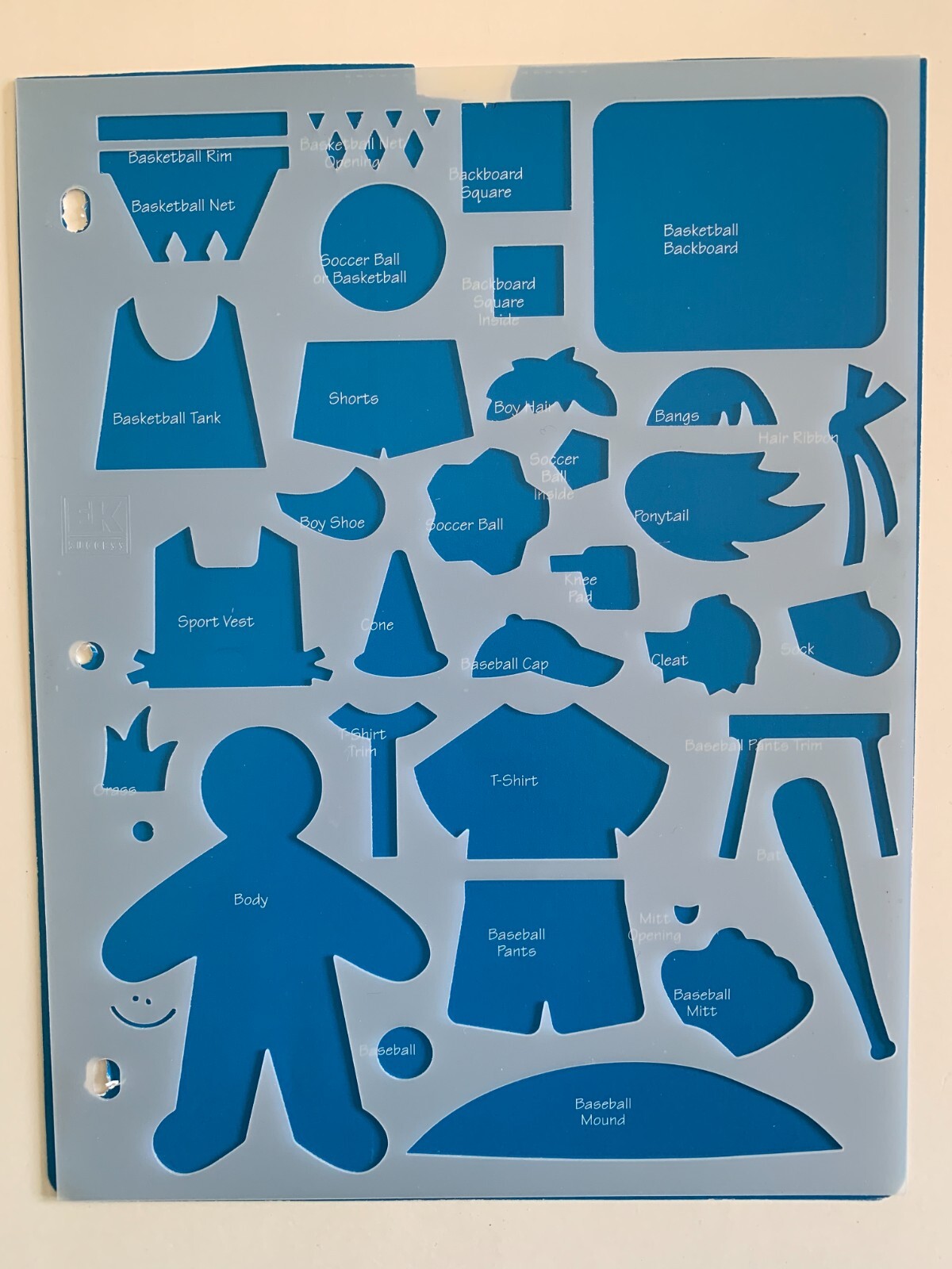 EK Success SPORTS Theme TRACERKINS Paper Dolls Template PKTR11 Scrapbook