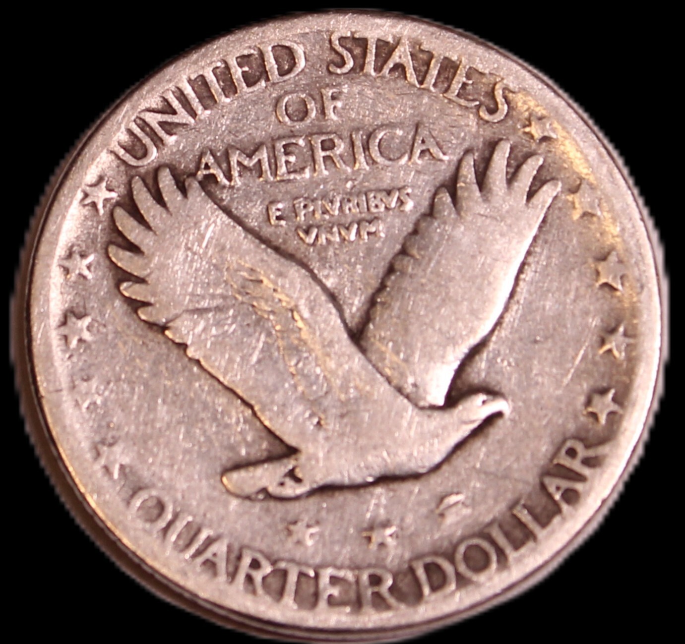 1927-S Standing Liberty Quarter Silver -FINE - SUP179