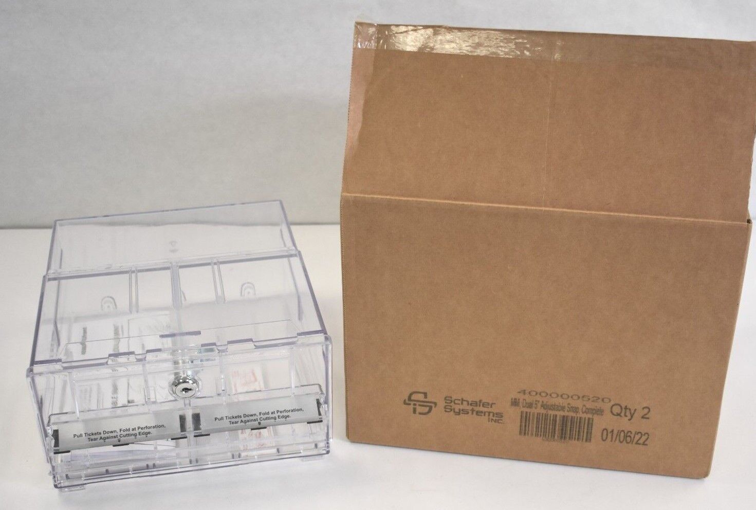 Schafer Systems Dual 5" Adjustable Snap-Together Modular Mini Lottery 2 Pack