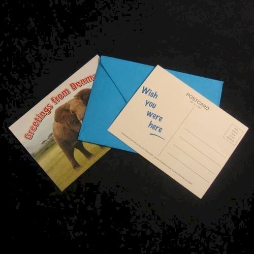 Wish You Were Here Postcard Magic Mentalism Tricks