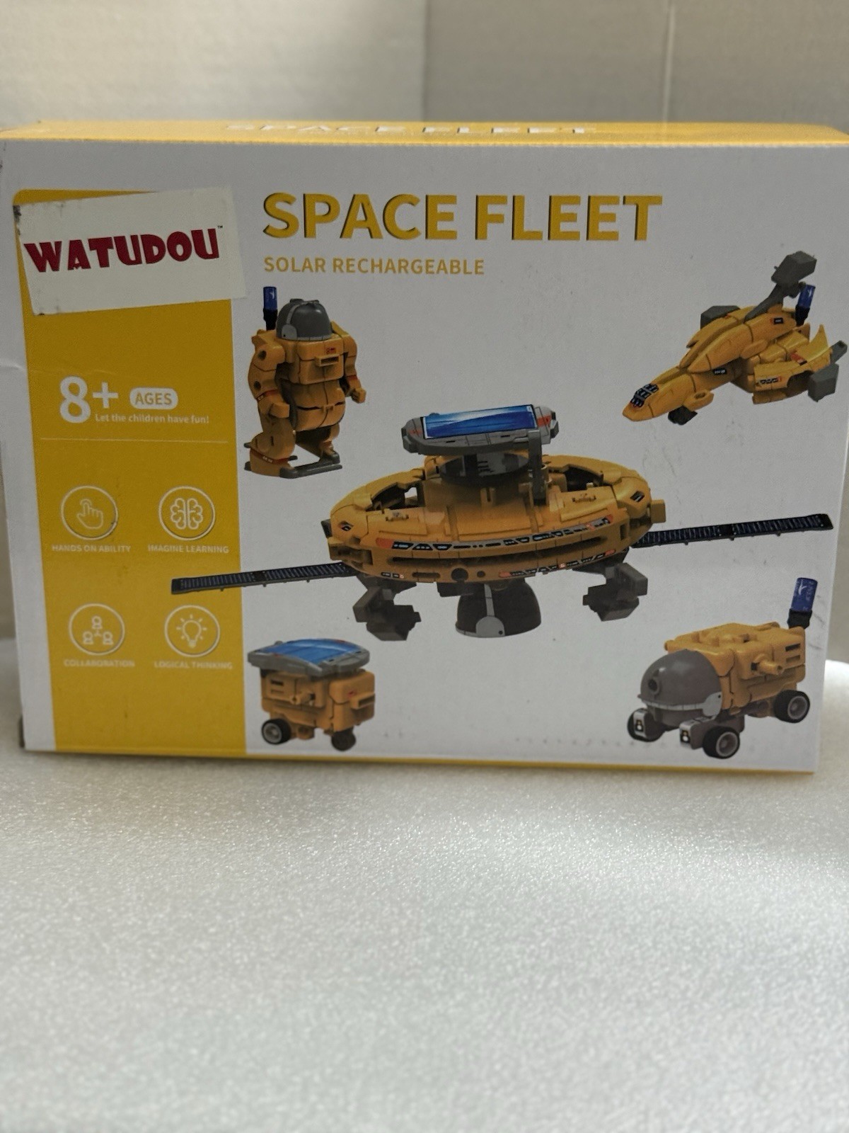 Solar Rechargeable Space Fleet 6 Piece Set - New In Box- Great Price!
