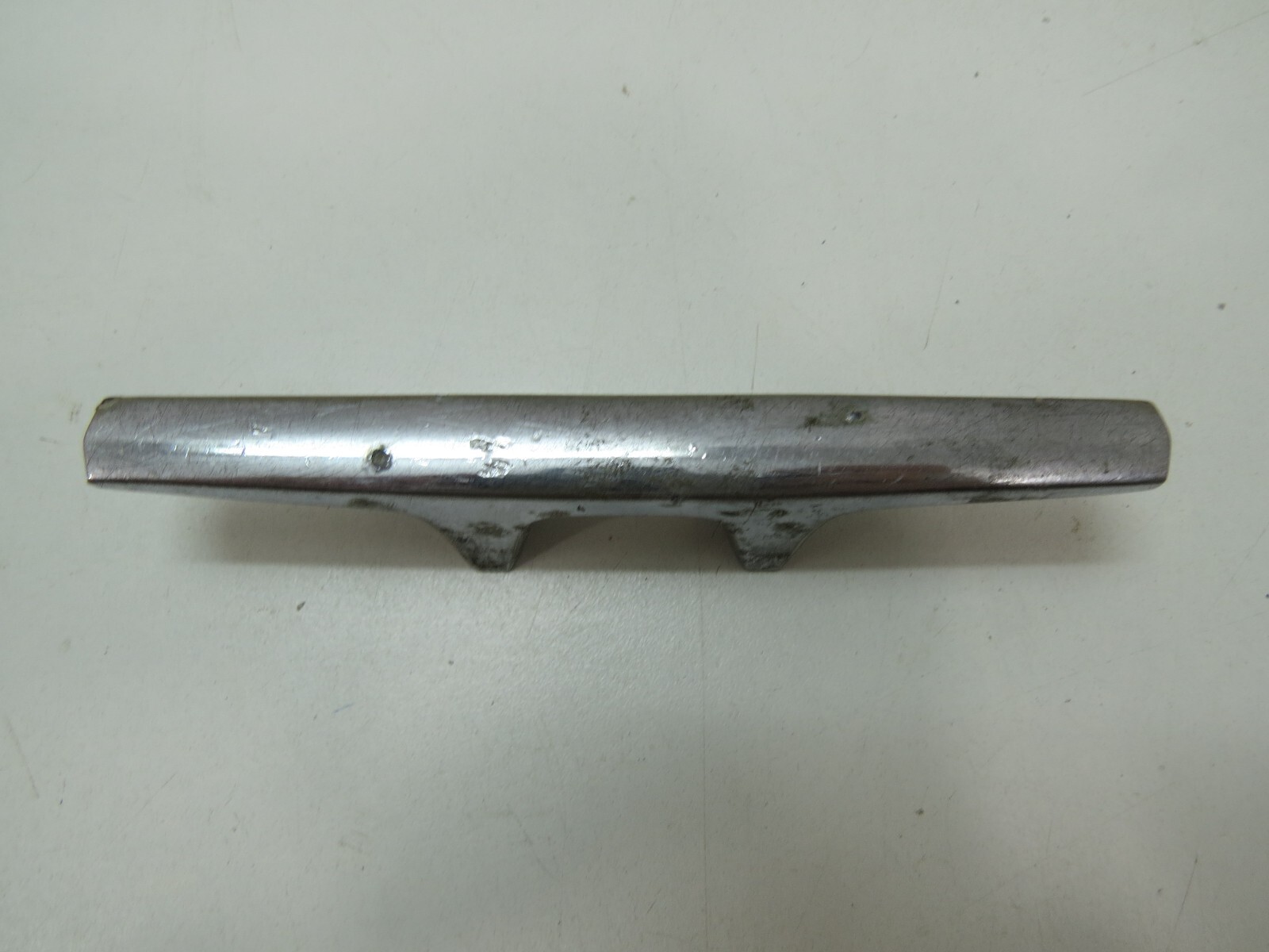 6 INCH OLD CHROME BOAT DOCK CLEATS (D2A717C)