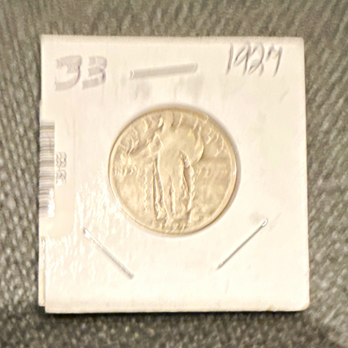 1927-S Standing Liberty Quarter 25C San Francisco Silver Business
