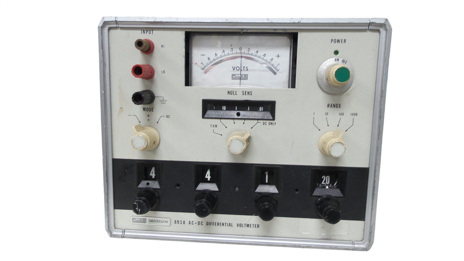 Fluke 893A AC-DC Differential Voltmeter - Free Shipping