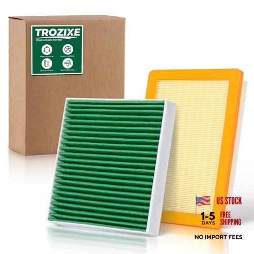 2PCS Engine Cabin Air Filter Set for 2018-2026 EQUINOX, 2018-2026 TERRAIN,