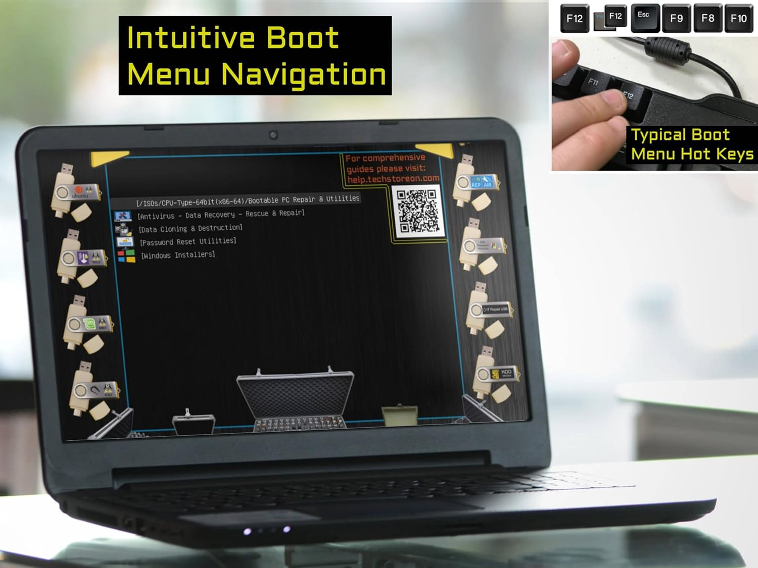 Windows PC Repair Bootable USB Recovery Toolkit | Tools for Boot Issues, Passwor