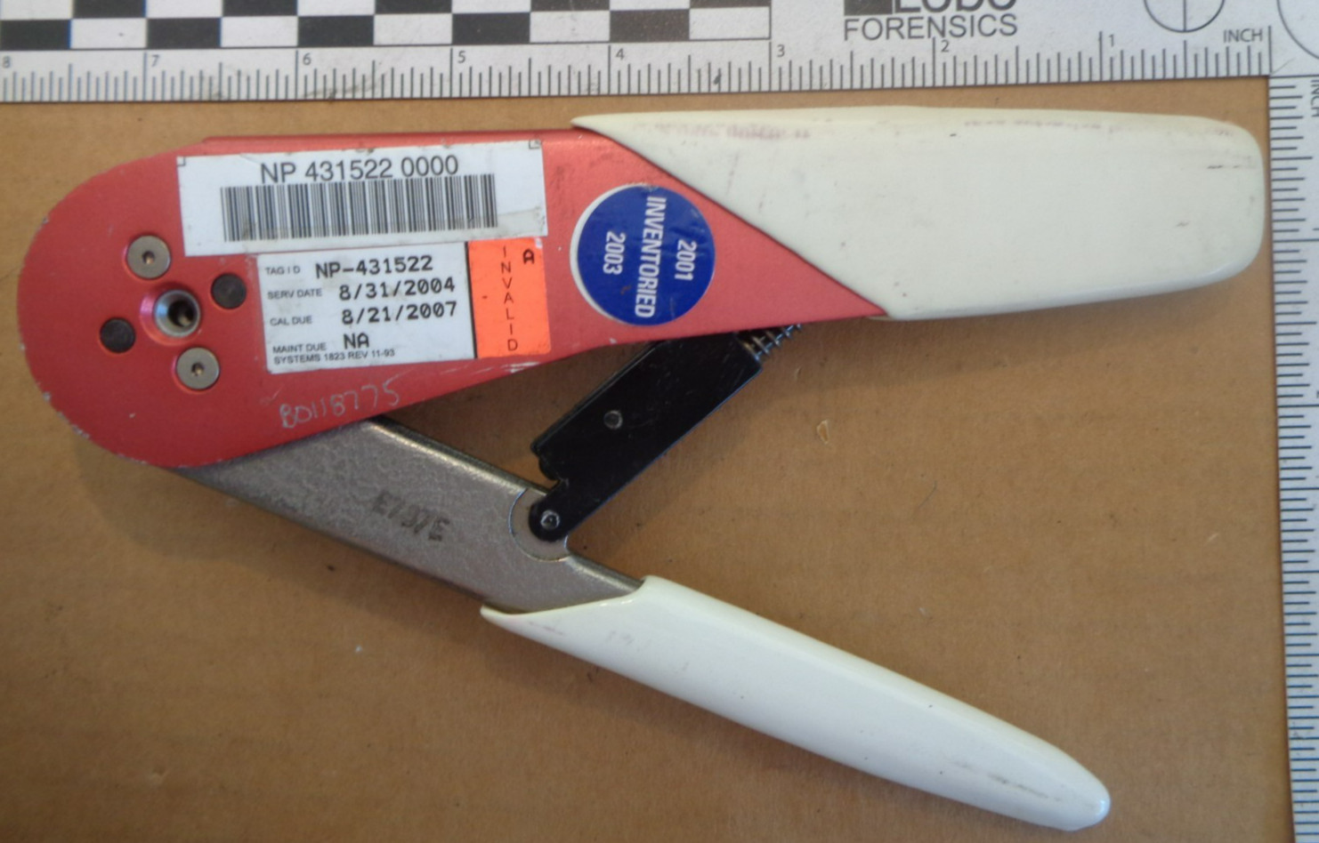 Microdot 2079-1 Crimper or Hand Crimp Tool