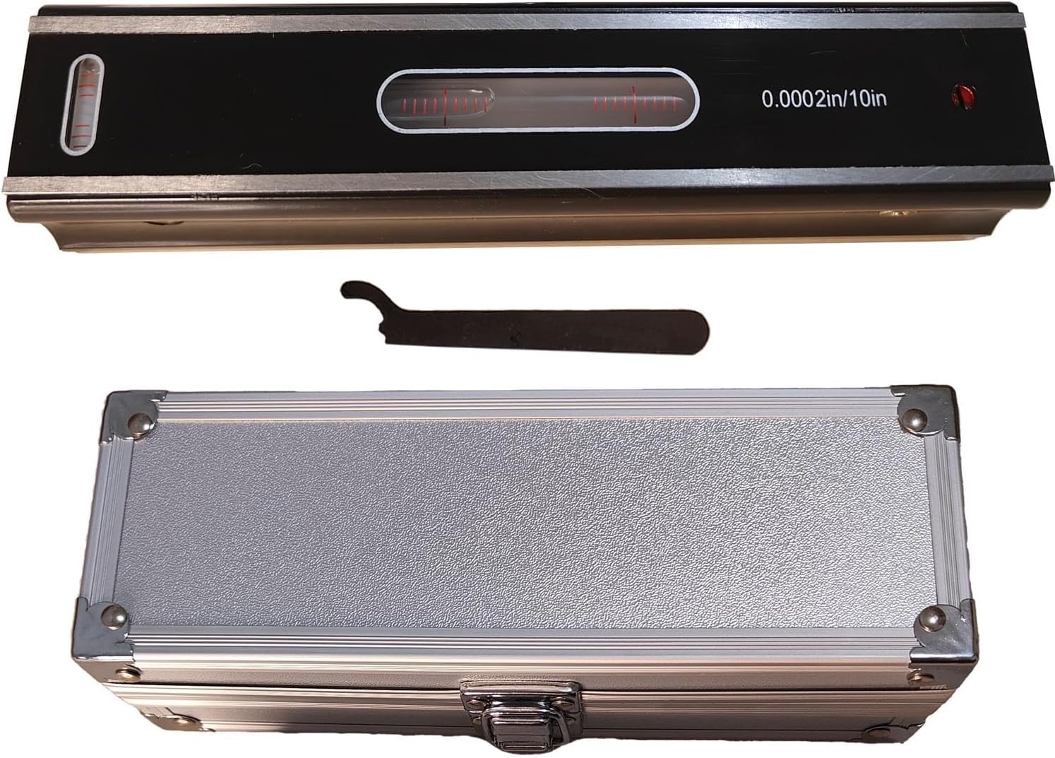 8" Precision Level Tool 0.0002" Accuracy for Machinists & Toolmakers