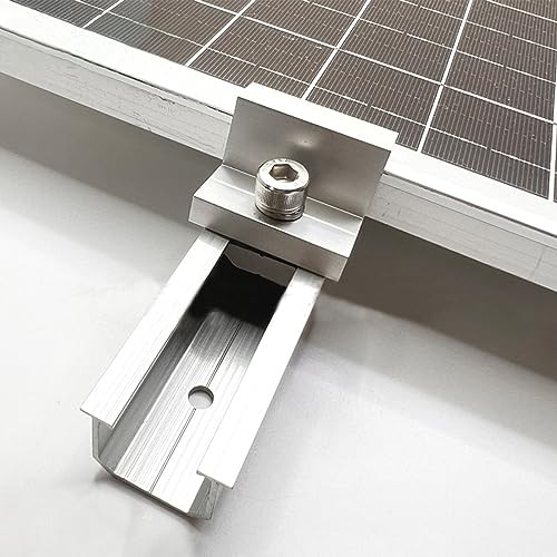 Lightweight Aluminum 20CM Solar Panel Mount Brackets - Trapezoidal 20cm