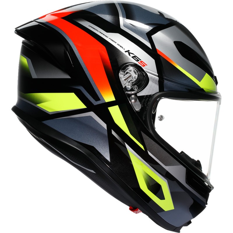 AGV 2118395002-026-XL K6 S Erazer Helmets XL Black/Red/Yellow