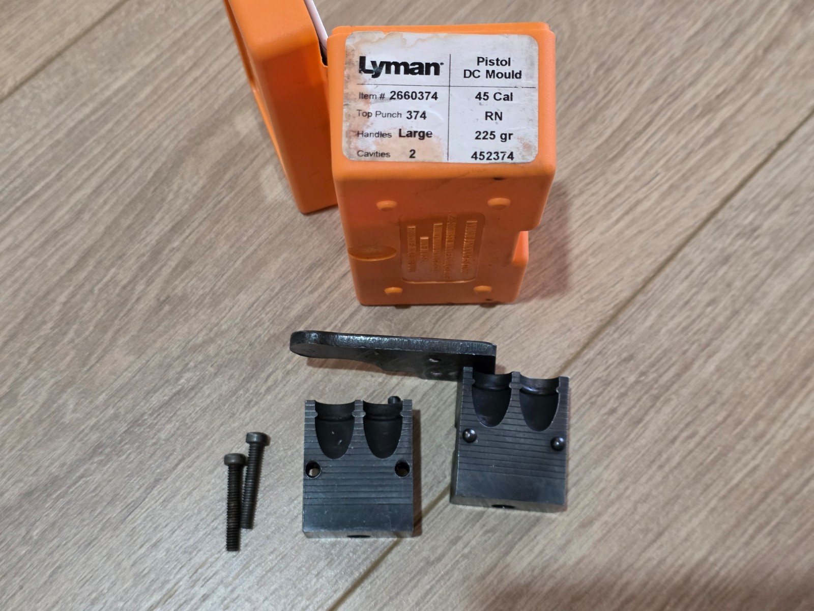 Lyman 45 Auto ACP 225 Gr RN 2 Cavity Bullet Mould - PN# 452374 - Item# 2660374