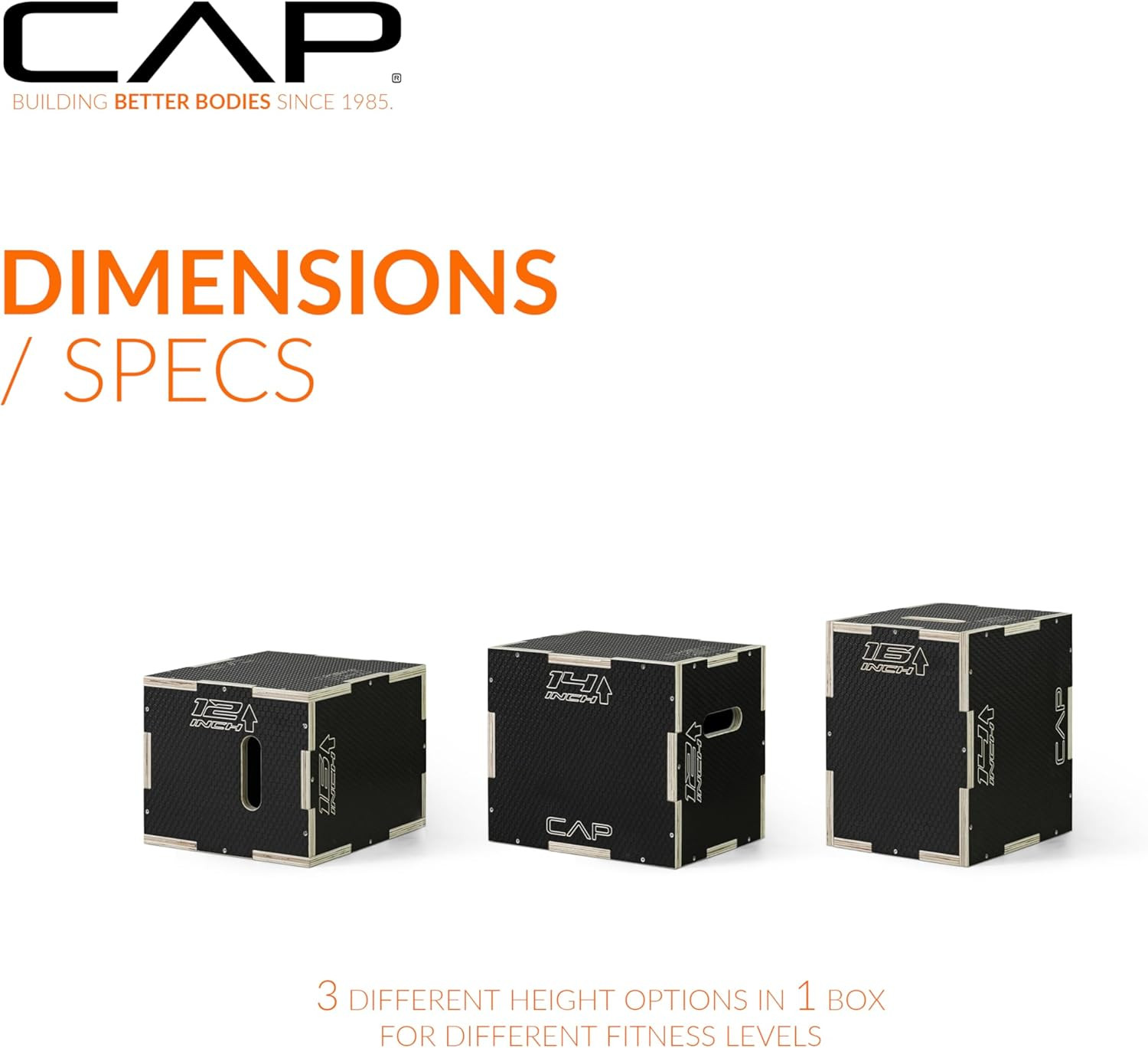 3-In-1 Plyometric Box | Multiple Styles and Sizes