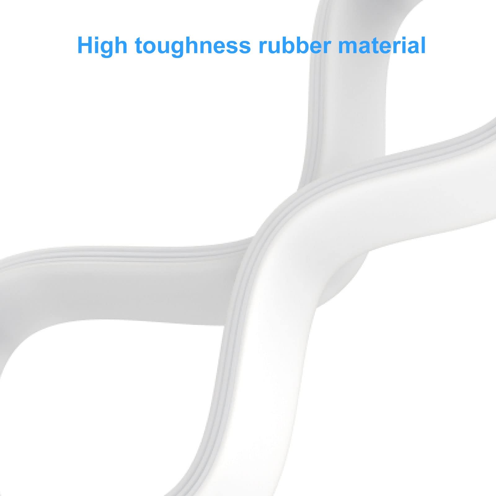 3 Pack Rubber Gaskets Replacement Seal White Ring for Nutri Ninja Blender Rep...