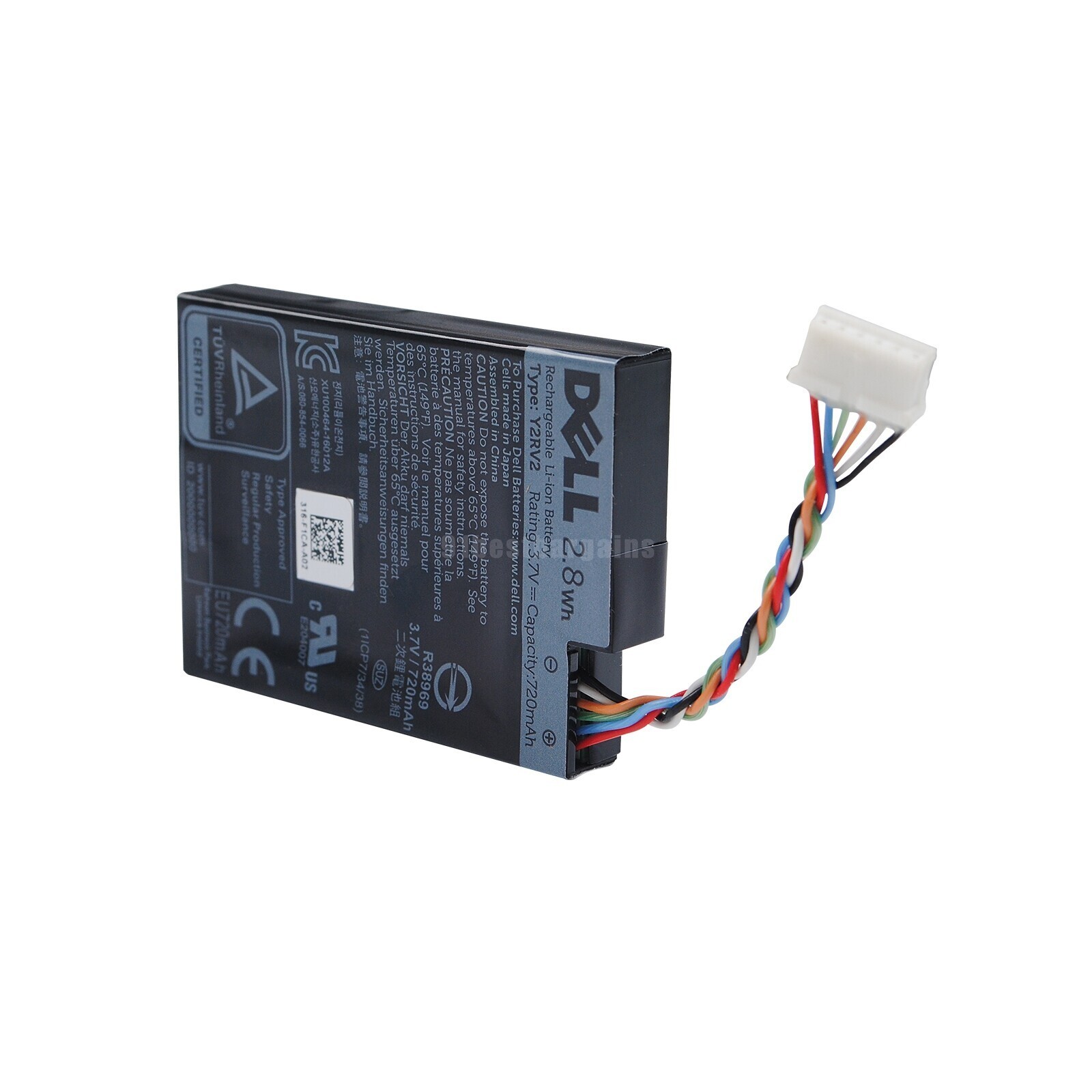 Battery Pack For DELL PERC H740P / H840 / H750 Controller without bracket 0NWJ48