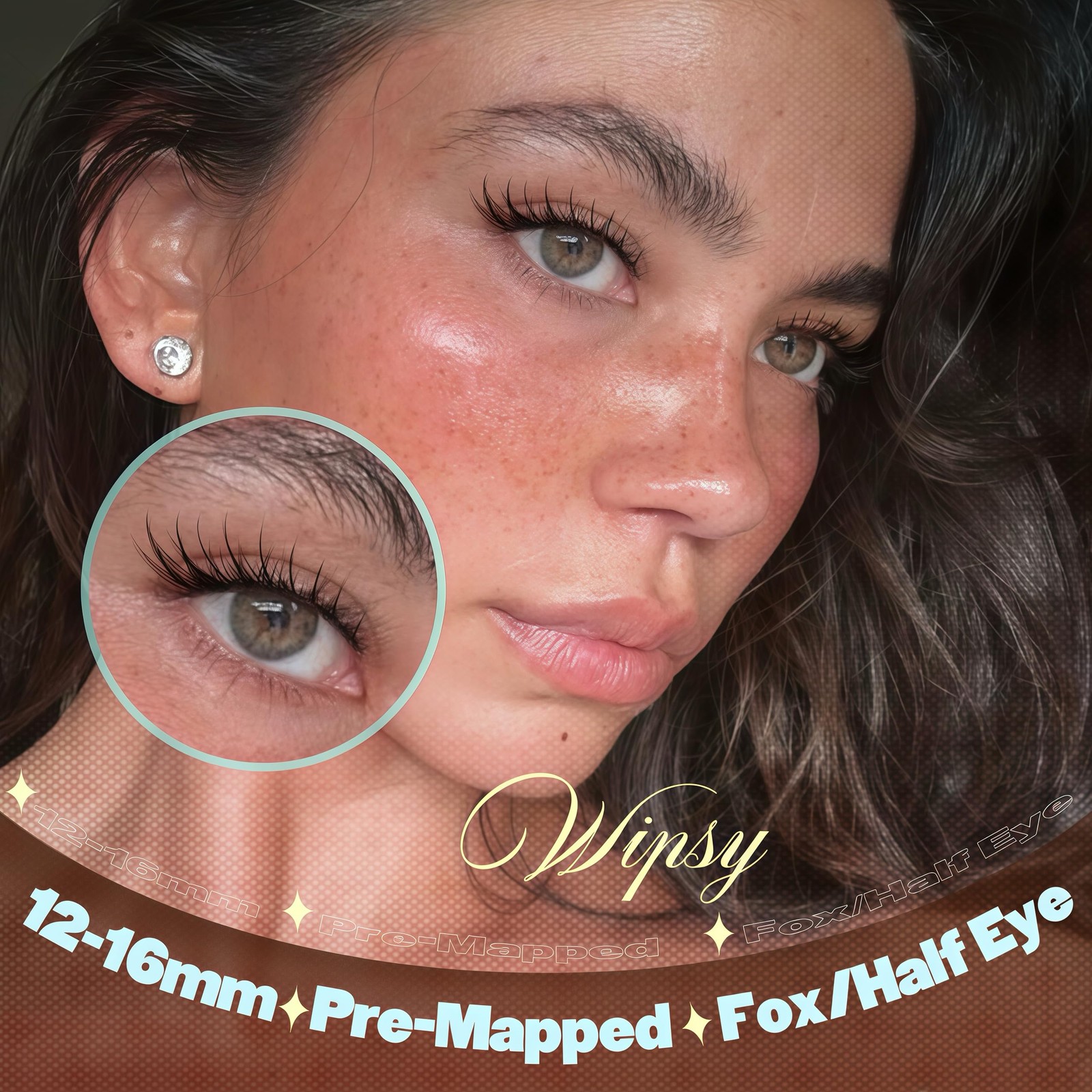Wispy Lash Clusters Natural Cluster Eyelash Extensions Cat Eye Lashes Black
