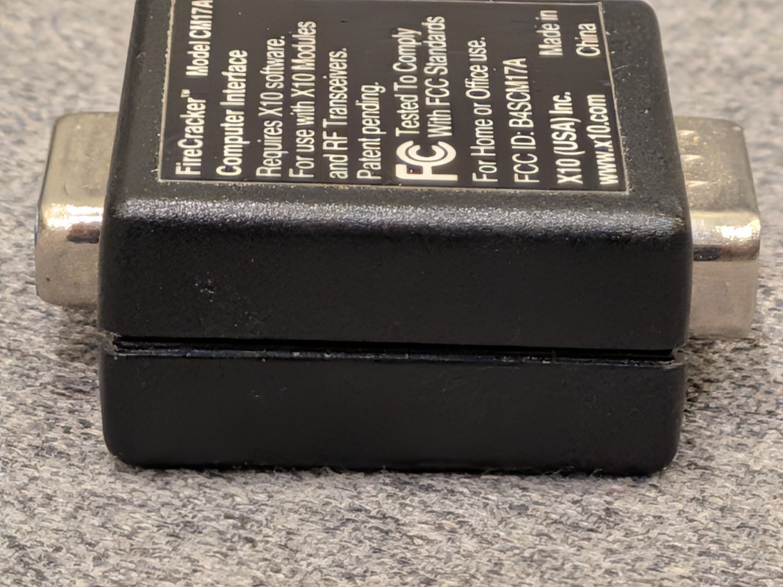 X-10 Powerhouse FireCracker Computer Interface Model CM17A BRAND NEW X10