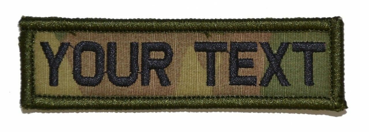 Custom 4x12 Military//Police Patch Hook Backing